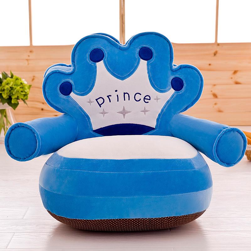 Lazy Kids' Plush Animal Sofa: Dinosaur, Giraffe, Elephant Dolls