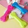 Pet Chew Toy Soft Rubber Bite-resistance Bone Shape Dog Toy Teeth Cleaning Chew Training Toys Pet Supplies Interactive Accessori