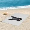 Black German Shepherd Dog Stunning Beach Towel Soft Microfiber Quick Dry Absorbent Quick Towels For Swimming