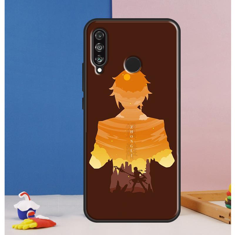 zhongli genshin impact Case For Huawei Nova 10 9 SE 8i 11i 12i 12s Y60 Y61 Y70 Y90 Y72 Y73 Y91 P60 Pro P30 P40 Lite