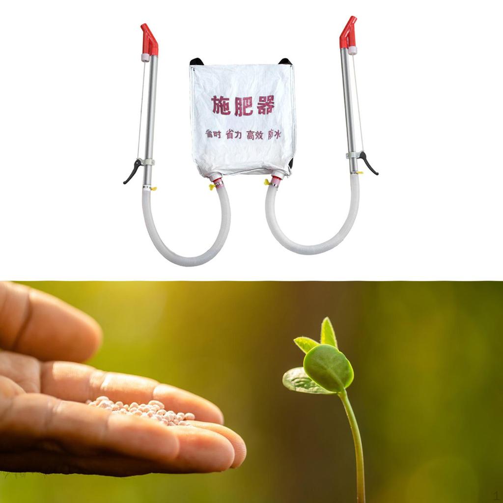 Back Carrying Woven Bag Manual Spreader 10 kg Capacity Ergonomic Design