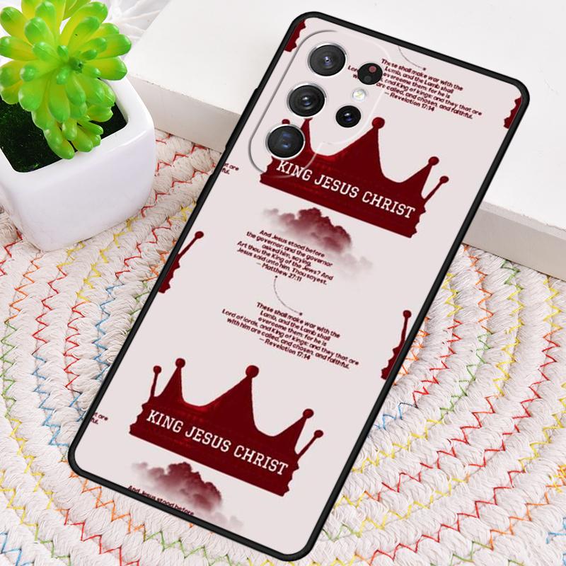 Verse of The Christian Bible Jesus TPU Phone Case For Samsung Galaxy note 10 pro S26 S25 S24 S23 S22 Ultra Plus S21 FE S20 Cover