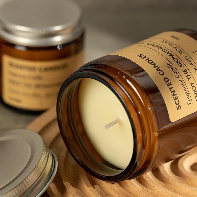 1pcs Scented Candle DIY Hand Gift Box Creative Handmade Soybean Wax Essential Oil Smokeless Fragrance Candle Home Decoration