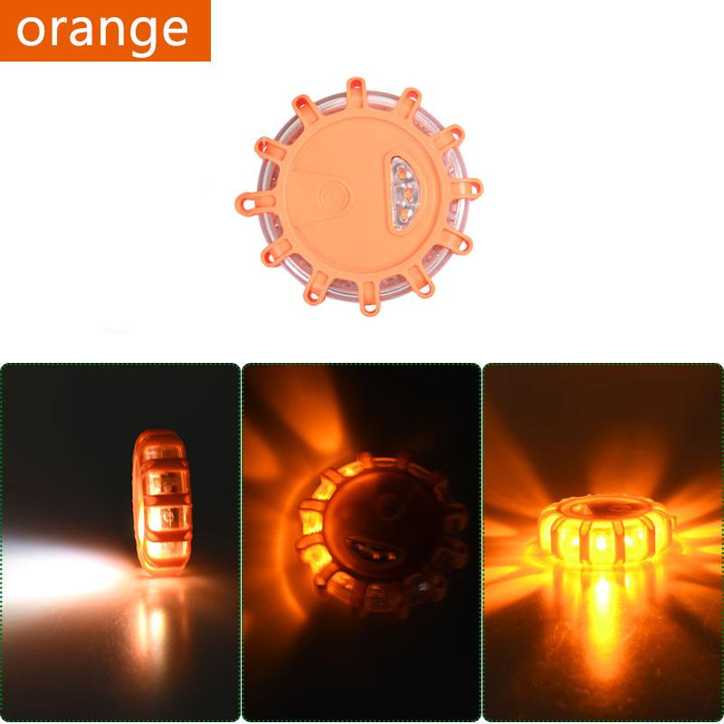 Magnetic LED Strobe Warning Light Car Emergency Road Rescue Safety Flashing Lights Roadside Auto Signal Beacon Lamp Accessory