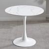 European Simple Round Dining Table for Home, Balcony, or Coffee Shop