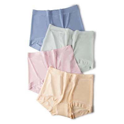 Slip Ultrasottili Asciugatura Rapida Mutandina Seta Ghiaccio Mutandine a Vita Alta per Donna Antibatteriche Solleva Glutei Pancia Intimo Confortevole