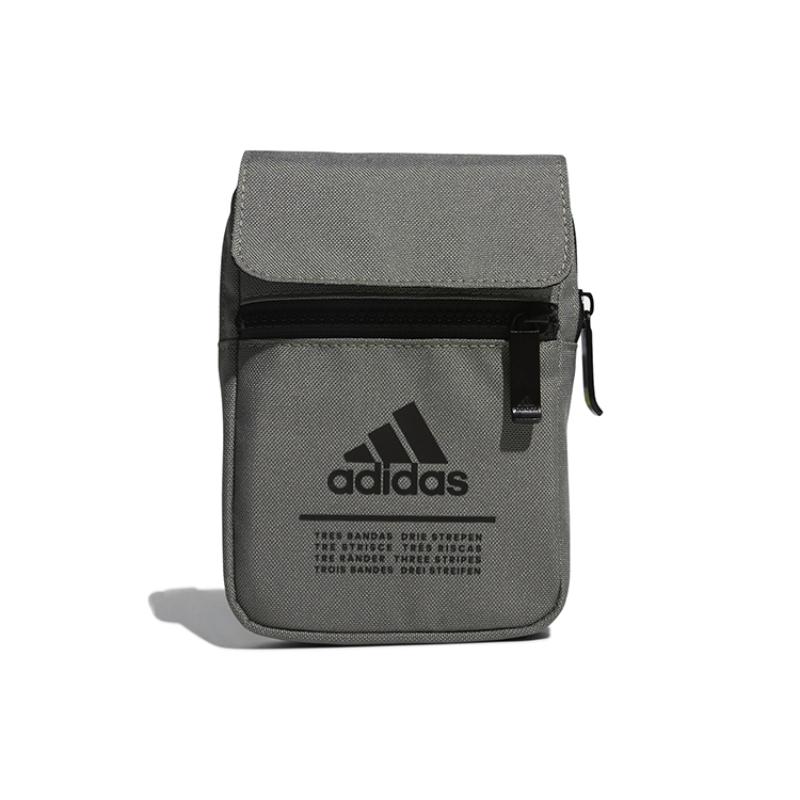 

Adidas Нейлоновая наплечная сумка обычная унисекс серая реликвия зеленая Adidas GE4629