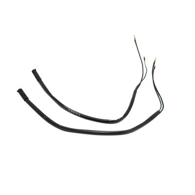 ACROPIX 2pcs Motorcycle Front Brake 44cm Length Black Tail Stop Light Switch Cable Wire