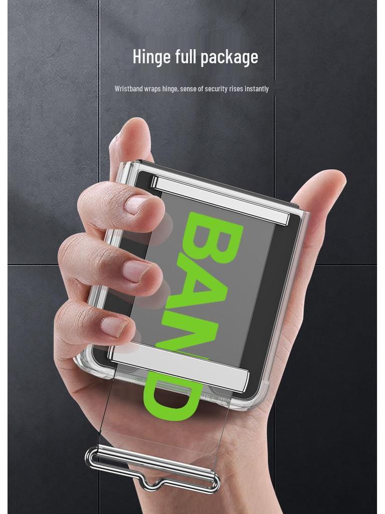 Samsung Galaxy Z Flip7 Schutzhülle mit Airbag-Handgelenkband