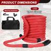 Kinetic Recovery Rope Kit with Soft Shackle Vehicle Recovery Kit 33900lbs Breaking Strength for UTV/ATV/Truck/Car/Jeep/Tractor