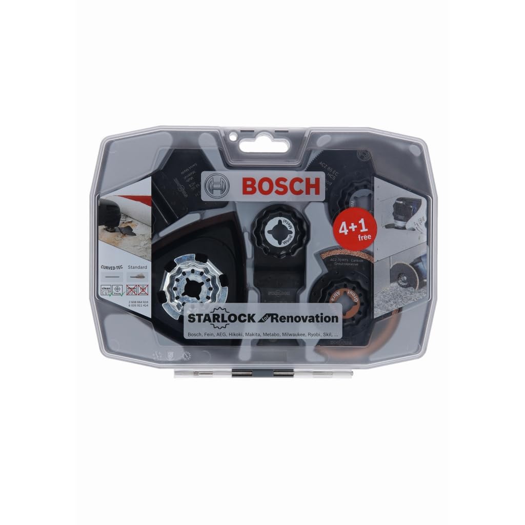 BOSCH Best Selling Set for Cut and Sew Renovation Specialty 2608664624 Multi-Tools (Starlock)
