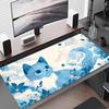 HYBXAXC Cute Japan Cat Mouse Pad Large Gamer Mousepad Computer Gaming Accessories Art Carpet 900x400 Play Mats Anime Office Mat