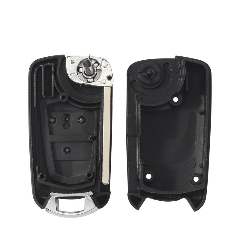 KEYYOU Remote Modified Flip Folding Car Key Shell For Opel VAUXHALL Vectra Astra Zafira 3Buttons HU100 HU46 Blade Fob Case