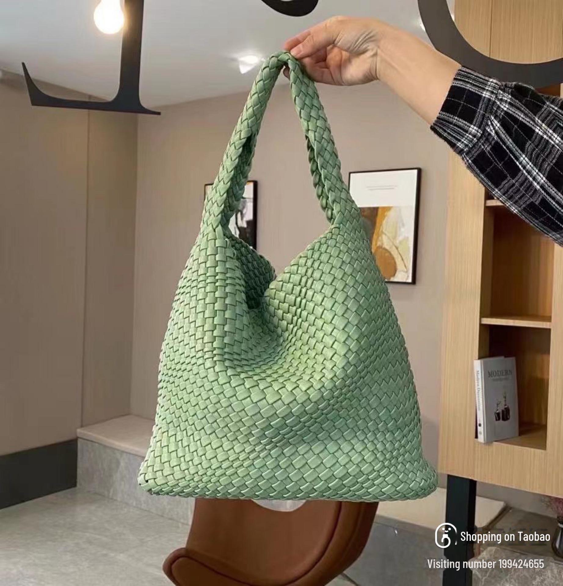 

2024 Высококачественная сумка ручной работы большой вместимости на плечо, сумка-ведро, сумка-мешок для матери и ребенка