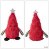 LED Night Lights Fluffy Christmas Tree Creative Design 3D Shape Christmas Tree Ornament Fluffy Texture Glowing Effect