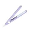 2 In 1   Hair Straightener Ceramic Tourmaline Plate Beauty Flat Iron Curler Purple