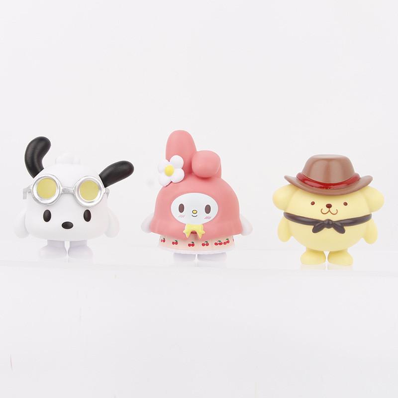 Adorable Sanrio Melody Kuromi Pvc Anime Figure Blind Box Collectible Toy