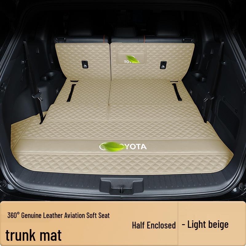 Kompletní krycí rohož do kufru pro 7místnou Toyotu Highlander - Vše v jednom interiérový doplněk