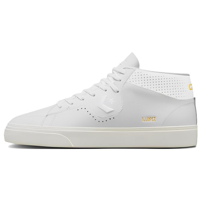 

Converse Cons Louie Lopez Pro Mono Leather Non-slip and Abrasion Resistant Low-Top Board Shoes Unisex White Grey 46