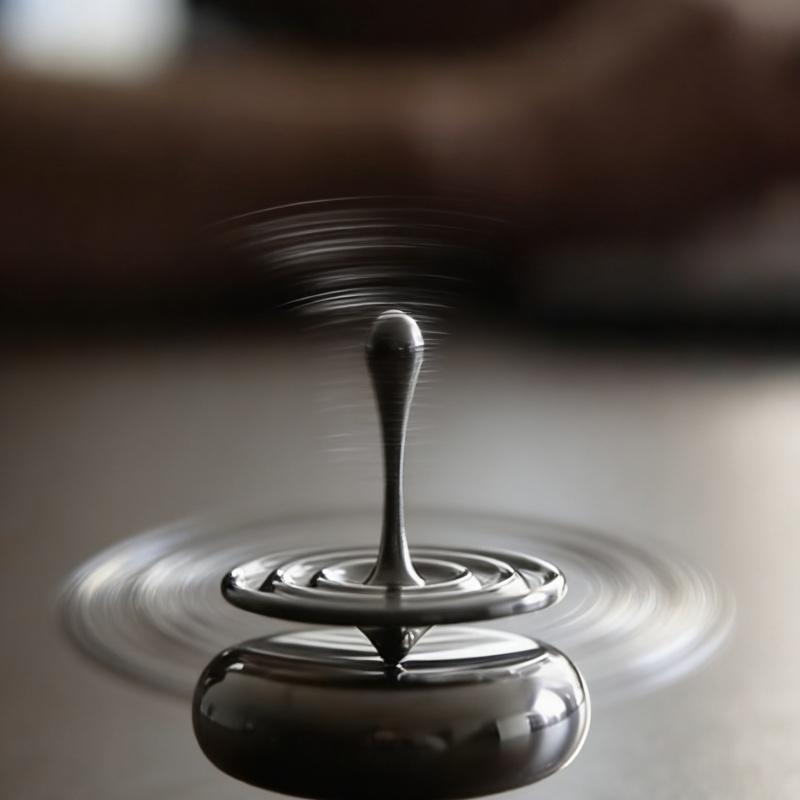 Rotating Water Drop Gyroscope Rotating Decorative Desktop Drip Tube Pressure Reducing Toy Gift Rotating Water Splash Gyroscope