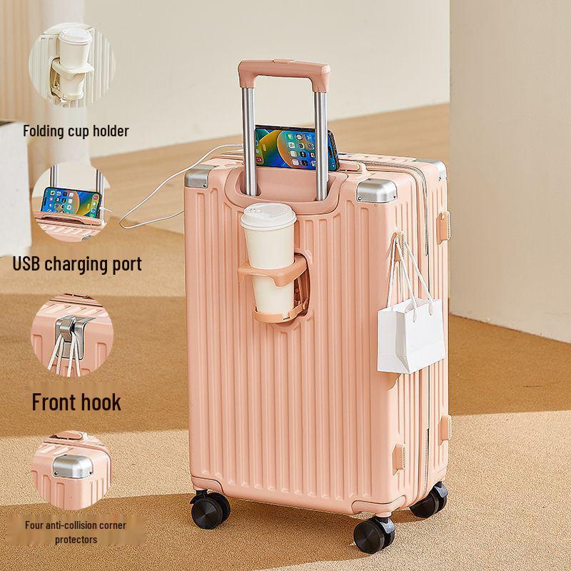 Multifunctional Durable Suitcase with Combination Lock and Universal Wheels