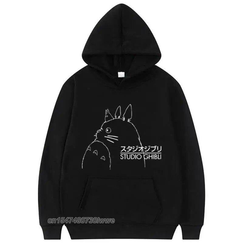 

Толстовка Studio Ghibli «Мой сосед Тоторо», толстовки унисекс/женщины, кавайная уличная одежда, Хаяо Миядзаки, милые топы с героями мультфильмов