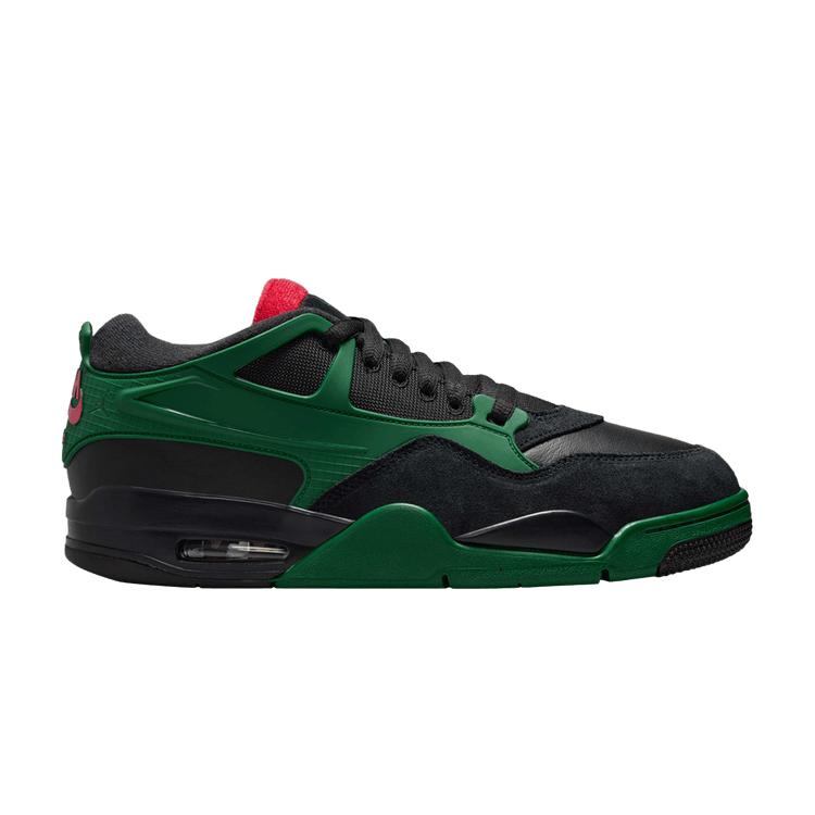 

Air Jordan 4 RM Black Gorge Green Мужские кроссовки University-Red FQ7939-003 40.5