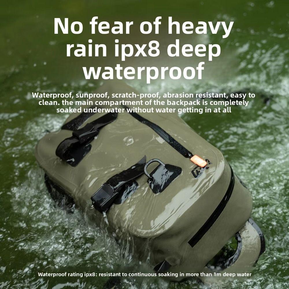 Waterproof Fishing Shoulder Bag Large Capacity Fishing Chest Bag Lure Fishing Bags  Outdoor Sports