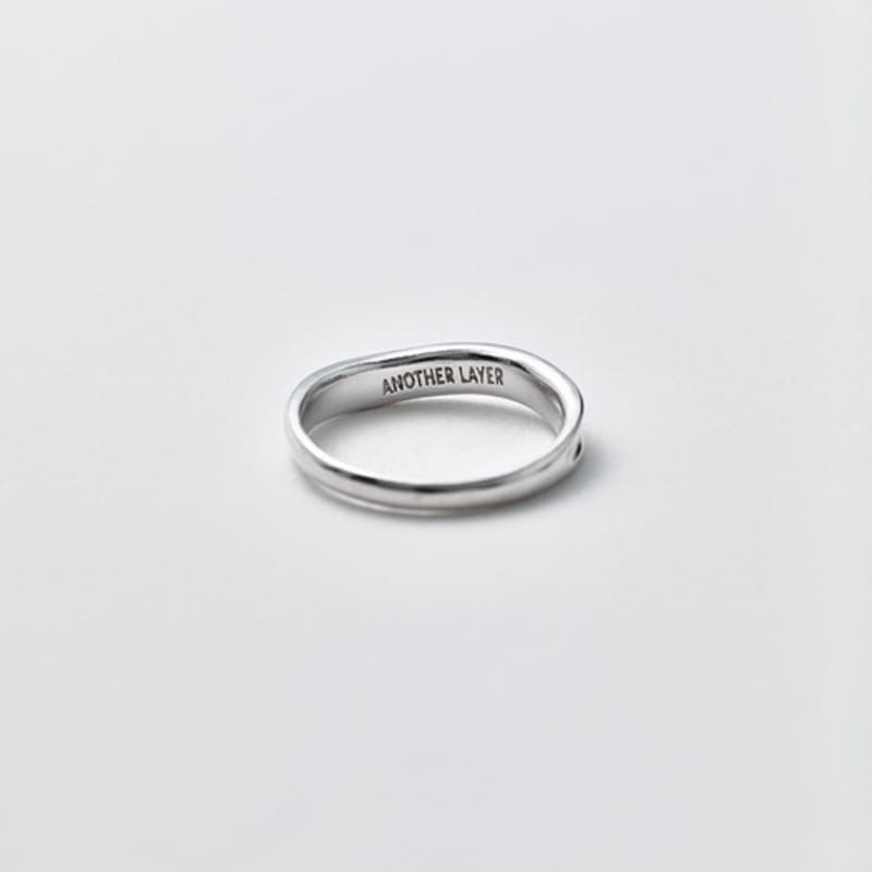 Another Layer Thin Wavy Ring (Silver925)
