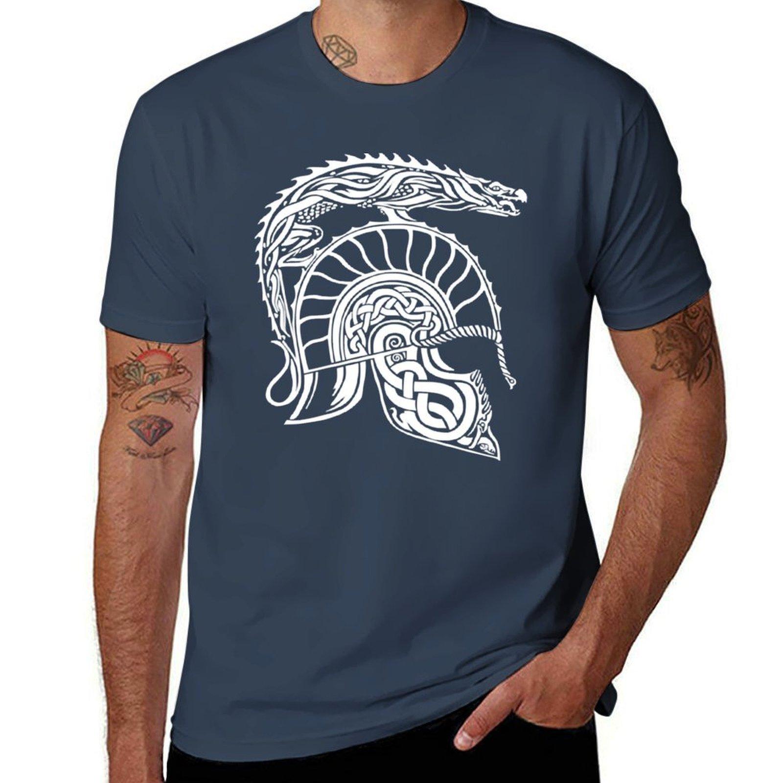 Children Of Hurin Helmet (White) Tshirt Soft Cotton Print Tshirt S
