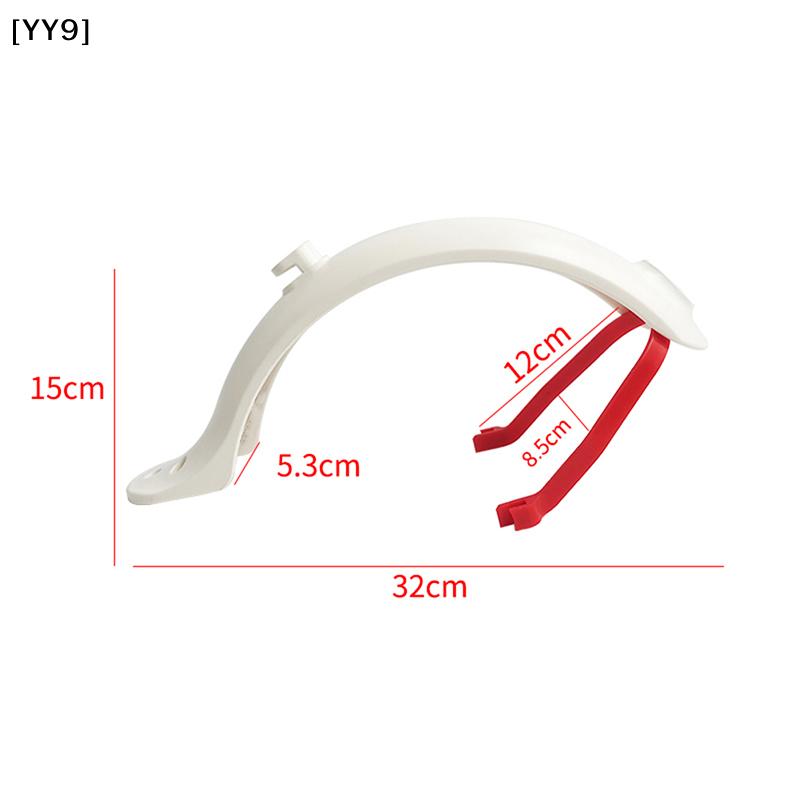 Set Paraspruzzi Posteriore per Monopattino Elettrico con Staffa e Gancio, Pezzi di Ricambio per Xiaomi M365/1S/Pro[YY9]