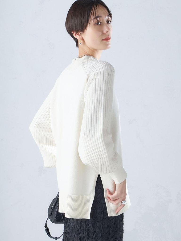 Ships for Women Knitted Mercerized Knit One Pullover, Handwashable, Cotton, Fabric, Size, 316010800, Off-White