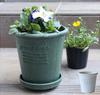 Yawata Kasei Eco PotKvetináč Okrúhly č. 4 Biele ``Hachiman gardenspapier''