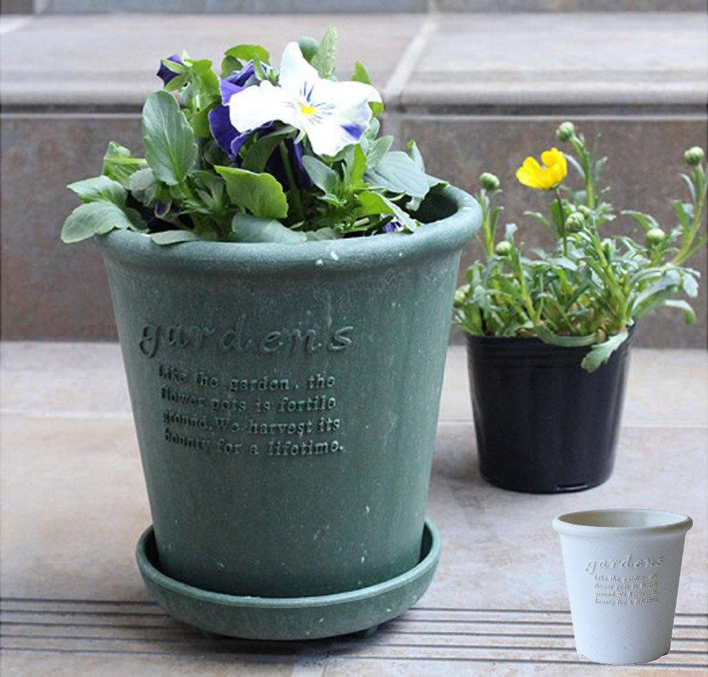 Yawata Kasei Eco PotBlumentopf rund Nr. 4 Weiße ``Hachiman Gärtenpapier''