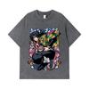 275 GSM Washed T-shirts 100% Cotton Demon Slayer V74 Tomioka Print Unisex Heavy Cotton T Shirt