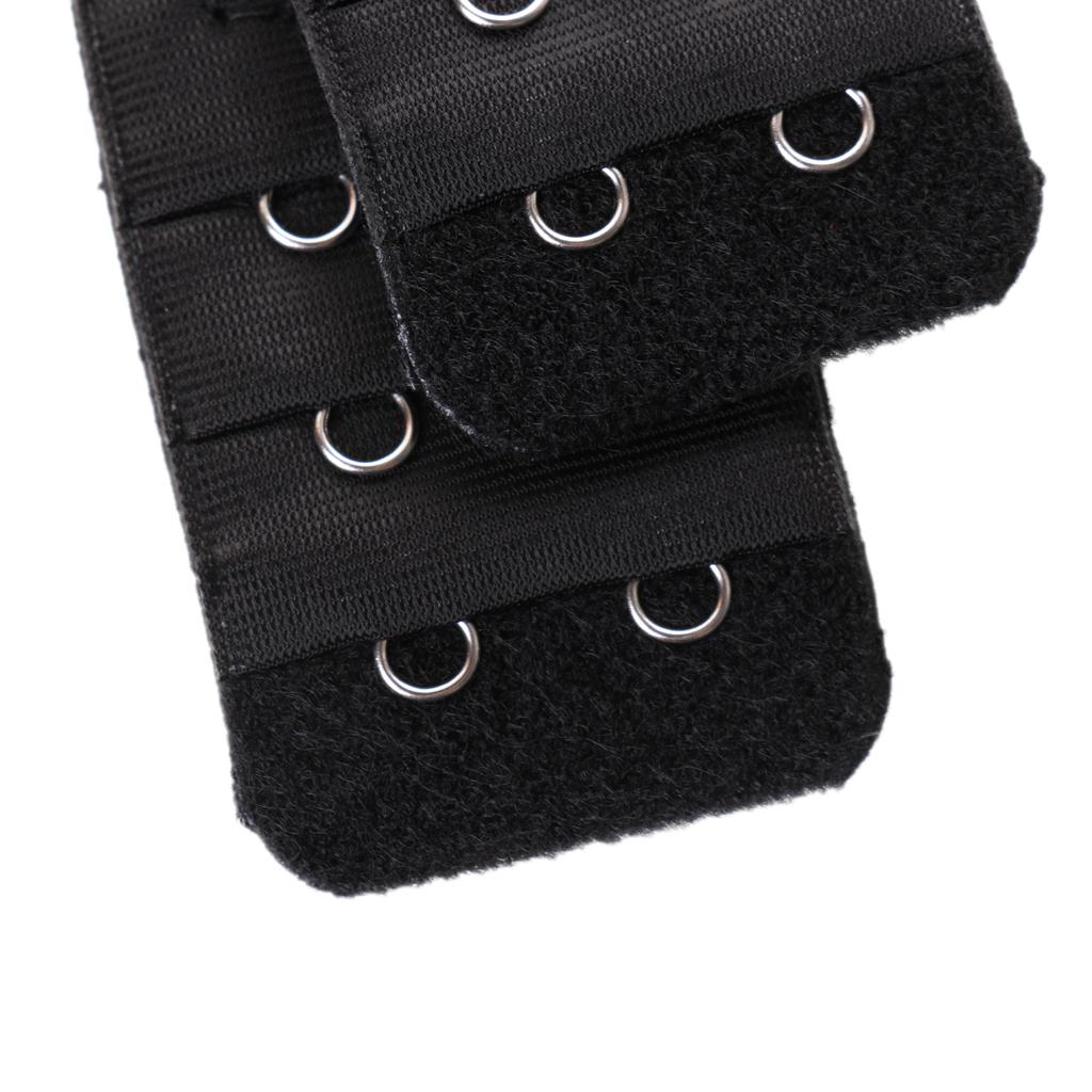 10 Pieces Bra Extender Women Extension Back Strap Clips Nylon Soft