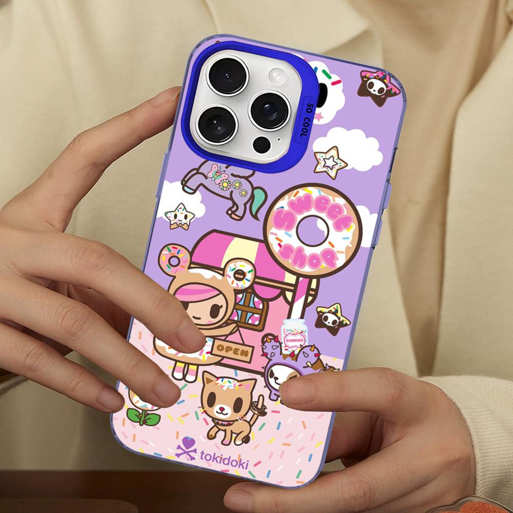 Japan Tokidokis Phone Case For IPhone 16 15 14 13 12 11 Pro Max X XR XSMAX 8 7 Plus Matte Shockproof Back Cover