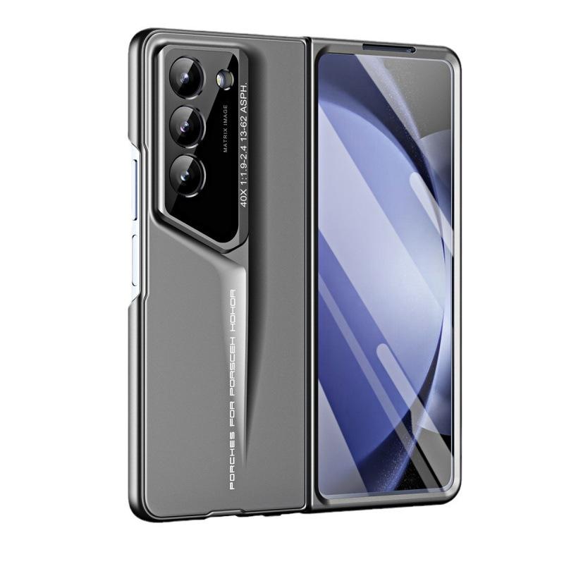 Samsung Zfold5 Porsche Supercar Mobile Phone Case Zfold4 Matte Skin Feeling 2-in-1 with Pen Protective Case