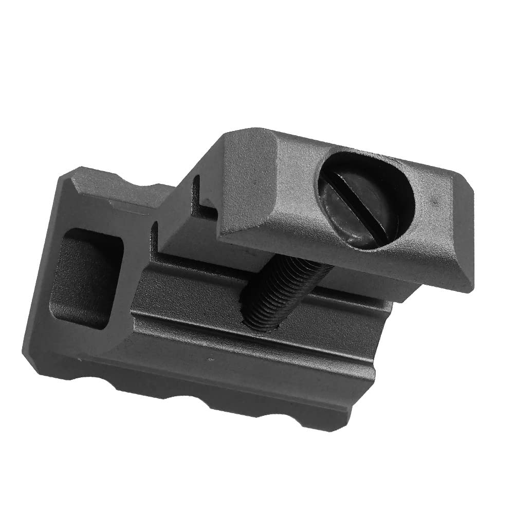 Ryohin Takehin Daniel Defense Type 20mm Rail Compatible 1 O'CLOCK OFFSET RAIL (ROCK & LOCK) Offset 20mm Rail Mount, Black