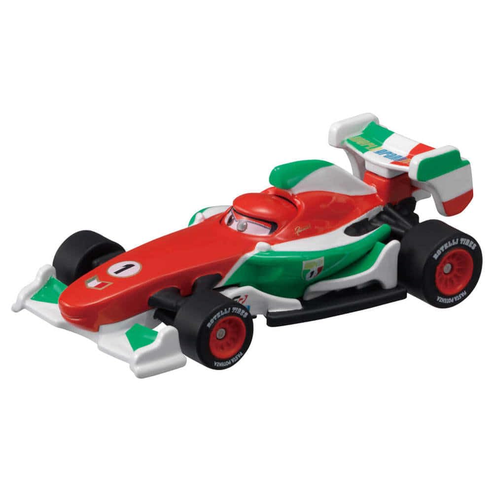 Takara Tomy Disney Cars Tomica C-17 Francesco Bernoulli (Standard Type) Miniature Car Toy for Ages 3 and Up