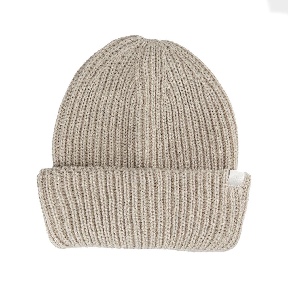 4F Mens Ribbed Winter Beanie