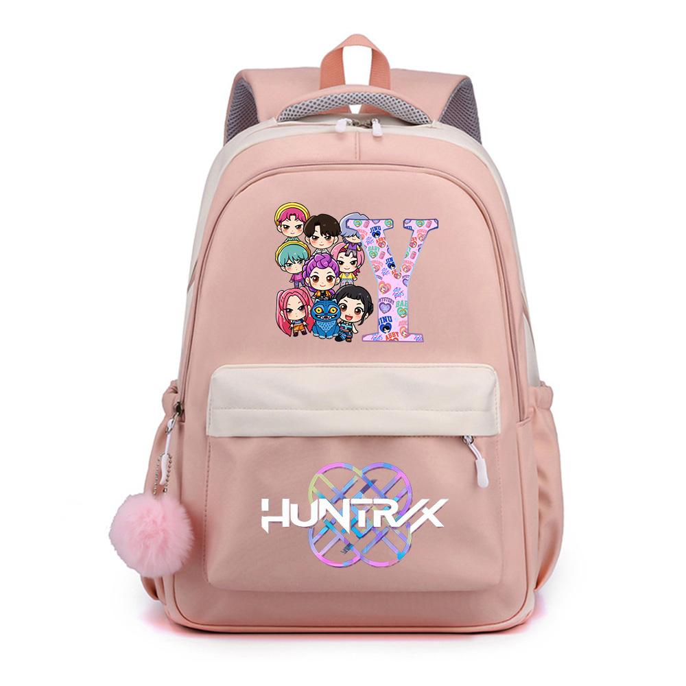 26 Angielskich Liter K-Pop Nadruk Plecak dla Nastolatka Ucznia Dziewczyny Chłopca Tornister Plecak na Książki Dziecięcy Prezent Kobiety Duża Pojemność Wodoodporny Torba Podróżna Mochila