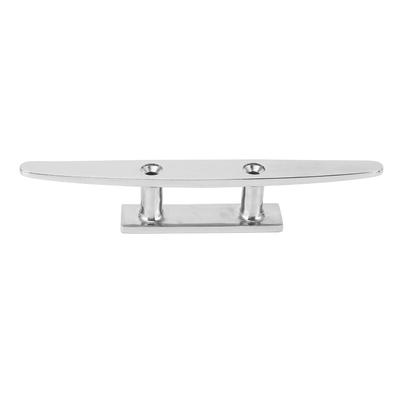 Taquet de bateau à base ouverte en acier inoxydable 316 poli de 8 pouces pour amarrage de yacht, cargo, vitesse