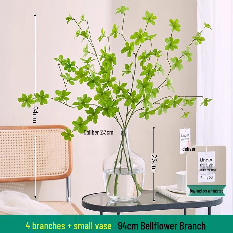 Artificial Bionic Green Plants: Floor-Standing Turtle Back Leaves Ornament for Living Room and Bedroom Decor