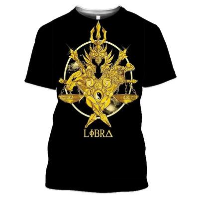Nuova T-shirt da Uomo Estiva Stampa 3D Taglia Larga Girocollo Manica Corta Comoda Sportiva e Casual Top Taglia Larga Girocollo Corta