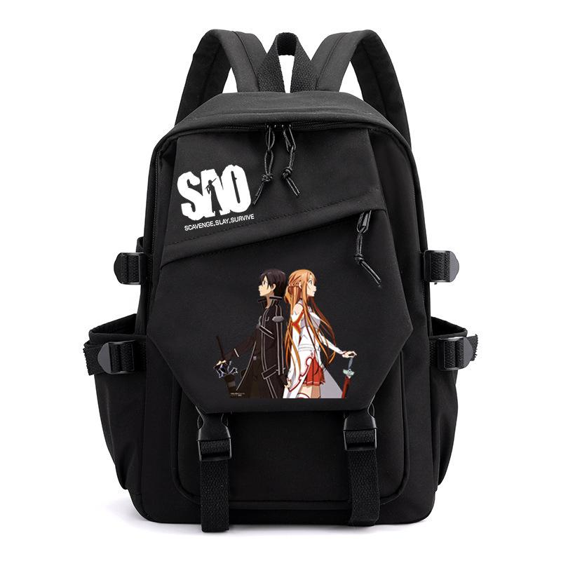 Animation Backpack Men And Women Japanese Trend Peripheral Printing Student Schoolbag College Style Large Capacity