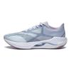 Li Ning Super Light 20 Versatile Abrasion Resistant Breathable Low top Running Shoes Women's Gray Blue ARBT002-3