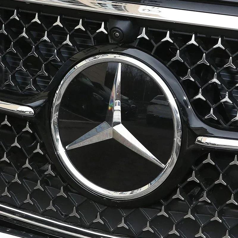 3D 188mm Front Grille Star Logo Emblem Badge For Mercedes-Benz C Class 2014-2018 GLC Car Emblems NFL3