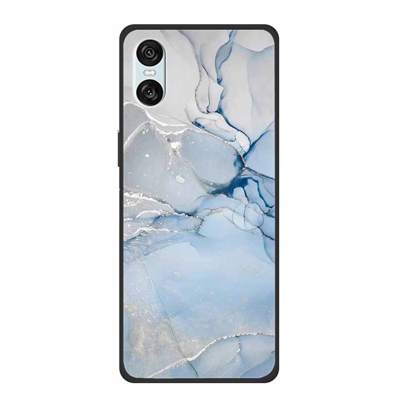 Case For Sony Xperia 10 VI 5G Marble TPU Soft Silicone Back Cover For Sony Xperia 10VI Phone Cases Protective Mica Painted Capa