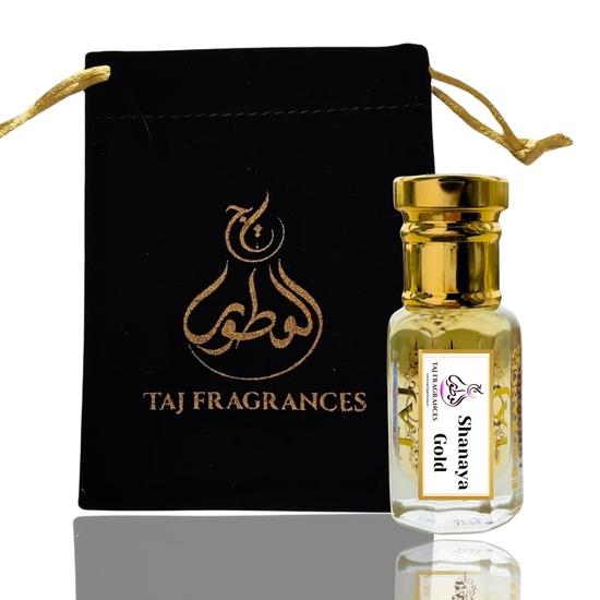 AdilQadri Shanaya Gold Attar | Арабский аромат | Безалкогольный аттар, масляные духи для мужчин и женщин - 12 мл